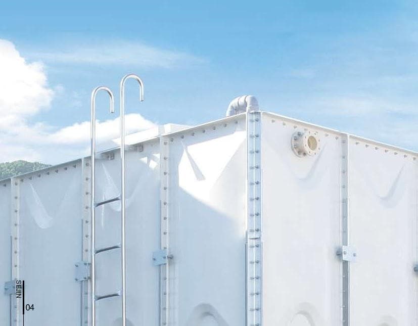 Sectional panel water tank for a New Jersey commercial or industrial project