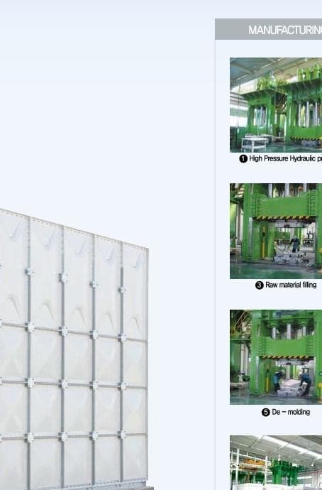 Modular panel water tank for a California commercial or infrastructure project