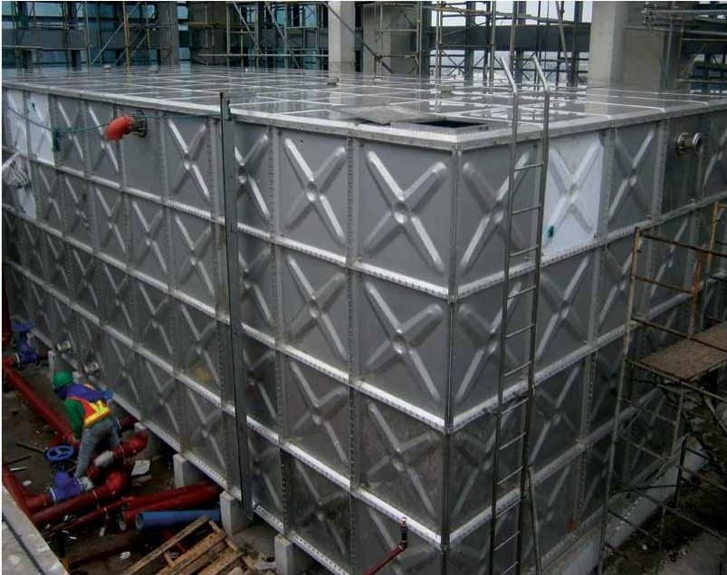 Sectional water storage tank for a Florida commercial or infrastructure project